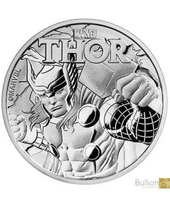 2018 1 oz Marvel Thor Silver Coin