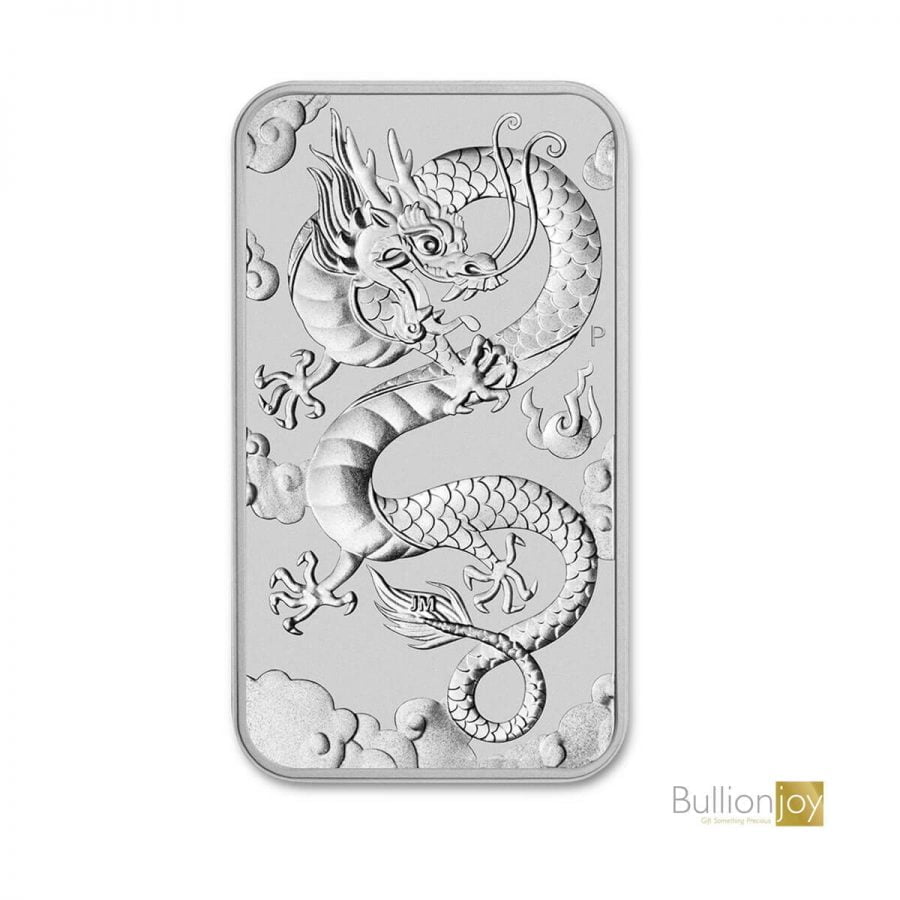 2019 Australian Dragon Rectangular Silver Bullion Coin 1oz