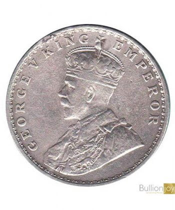King George V India One Rupee Original Silver Coin – Collectors Coin
