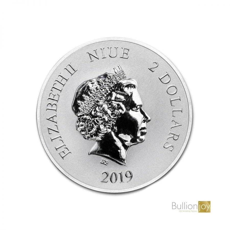 2019 Niue 1 oz Silver $2 Disney Lion King QU