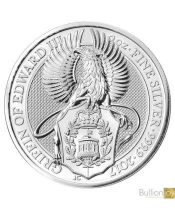 2017 2oz Silver Queen's Beasts The Griffin