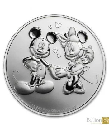 2020 1oz Mickey & Minnie Mouse Disney Coin