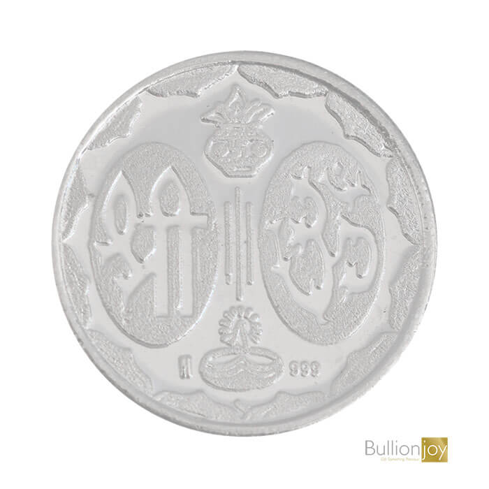 5 Gram Lakshmi Ganesh Diwali Silver Coin