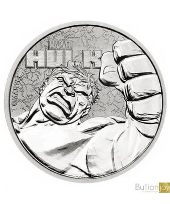 2019 1oz Hulk Marvel Series Silver Coin