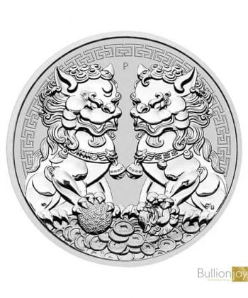 2020 1oz Australian Guardian Lions Double Pixiu Silver Coin