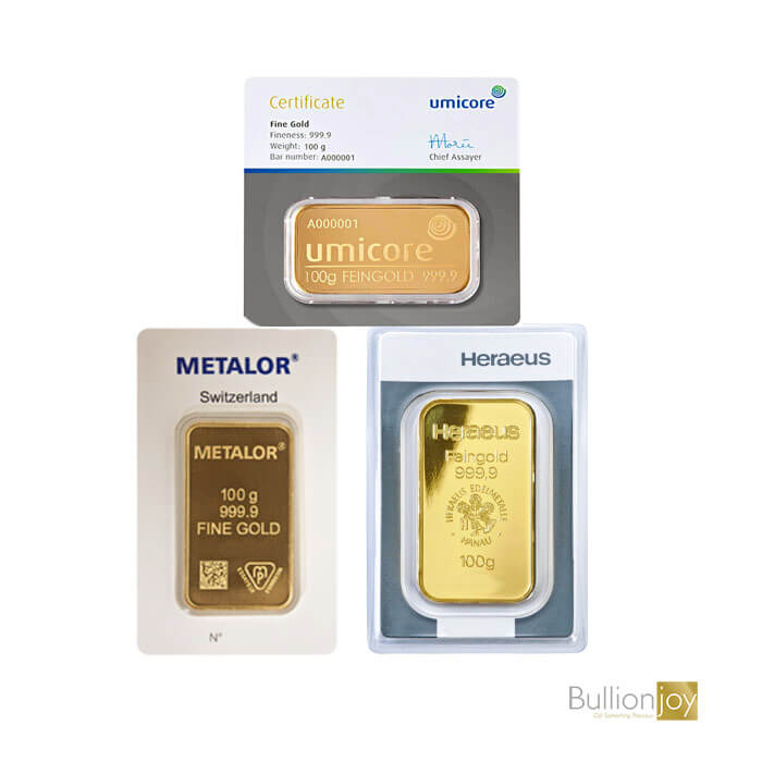 Best Value 100 Grams Pure Gold Bar