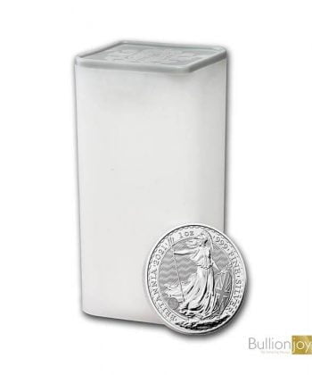 2021 1oz Silver Britannia Coin Full Tube x25