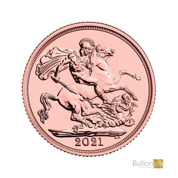 2021 Full Gold Sovereign Coin