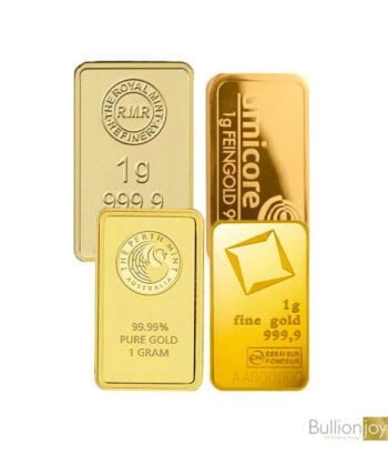 Sell Gold Bullion Bars -1 gram Gold Bars