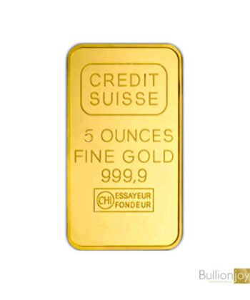 Sell Gold Bullion Bars -5 Ounce Gold Bar