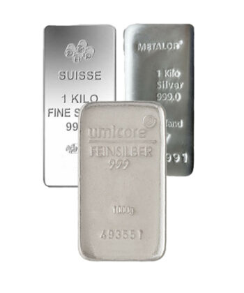 Sell 1 Kilo Silver Bar Online Today