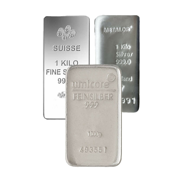 Sell 1 Kilo Silver Bar Online Today