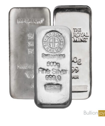 500 Gram Silver Bar Best Value