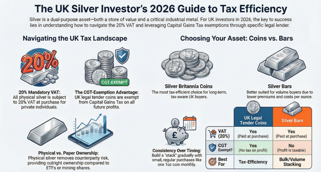 How to Start Buying Silver in the UK in 2026