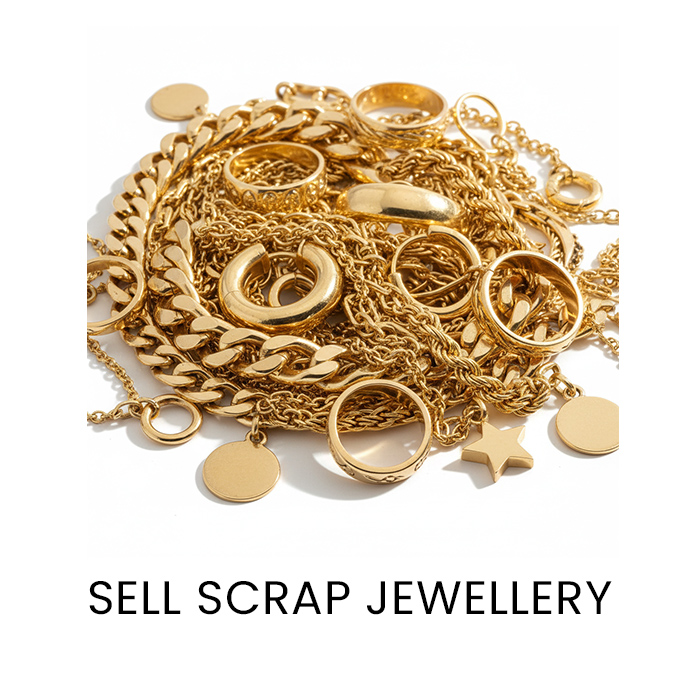 SELL SCRAP JEWELLERY 9,14,18,22,24CT IN WEST MIDLANDS UK